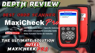 Autel MaxiCheck Pro: Reset Oil Service Light, EPB, SRS, BMS, and Bleed ABS Brakes |