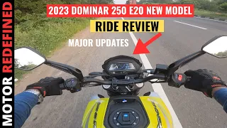 2023 Bajaj Dominar 250 E20 New Model Ride Review | On Road Price, Features, Exhaust & New Console.