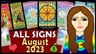 AUGUST 2023 All Signs Timestamped Psychic Tarot Intuitive Tarot guided messages reading for all!