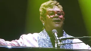 Elton John live "Goodbye Yellow Brick Road" dramatic ending, Farewell Yellow Brick Road tour 2018