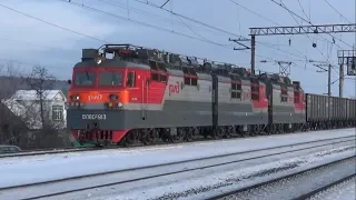 Электровозы ВЛ80С-913/912 и ВЛ80Т-2065 с грузовым поездом
