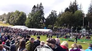 Pipe bands at The Braemar Gathering