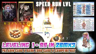 Ragnarok Online - iRO Chaos - Leveling 1 to 99 in 2 BMX3 Feat.Paladin Card - เก็บเลเวลแบบคนรวยๆ iRO