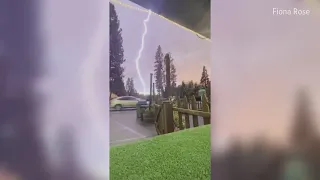 Central California lightning siege leads to 6,000 strikes