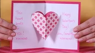 Valentine's Day Heart Pop-up Card