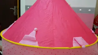 #A beautiful cubby house(play tent ⛺)// #unboxing