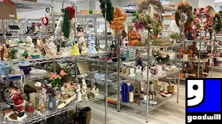 GOODWILL SHOP WITH ME HOME DECOR KITCHENWARE DINNERWARE PLATES BOWLS SHOPPING STORE WALK THROUGH