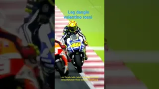 leg dangle valentino rossi di moto gp