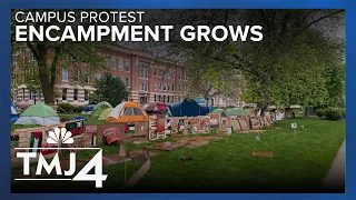 Campus encampment grows as UW-Milwaukee Chancellor says 'it must end'