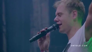 Armin van Buuren cried a few happy tears while playing his set at UntoldFestival.