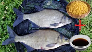 Bait on a secret additive for bream and carp