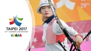 Kang Chae Young 강채영 v Tan Ya-Ting 譚雅婷 – recurve women’s gold final | Taipei 2017 Universiade