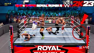 WWE 2K23 | Full Royal Rumble Match | PS5 4k 60 FPS