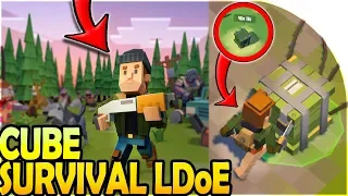 CUBE SURVIVAL LDOE - Last Day on Earth Survival + Minecraft = Cube Survival LDOE Gameplay