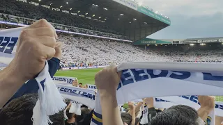 35,000 LEEDS FANS SING ANOTHER SPECTACULAR RENDITION OF MARCHING ON TOGETHER AT ELLAND ROAD