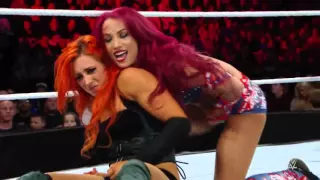 Sasha Banks vs Becky Lynch: WWE Main Event (Nov 10 2015) 720p HD