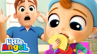 Mealtime Song | Good Habits | Little Angel Kids Songs & Nursery Rhymes