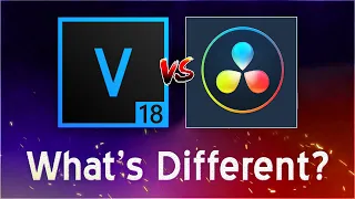 VEGAS Pro 18 VS DaVinci Resolve 16 - What's Different