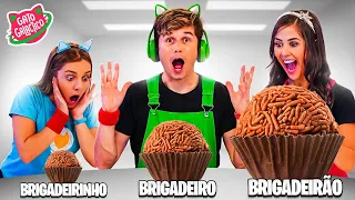 BRIGADEIRO, BRIGADEIRINHO VS BRIGADEIRÃO !!! | Gato Galactico