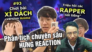 HƯNG REACTION || PING LÊ - Chơi Bài "Xì Dách" Kiểu Anime || VINE 93