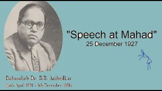 Online Class (Live) on Dr B.R. Ambedkar's "Speech at Mahad" by Dr Shubh Brat Sarkar