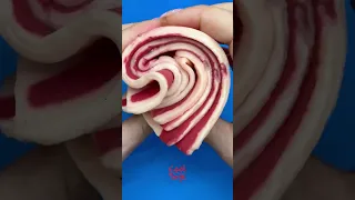 Fun Squishy Stretchy Strips Of Bacon Fidget ASMR #shorts