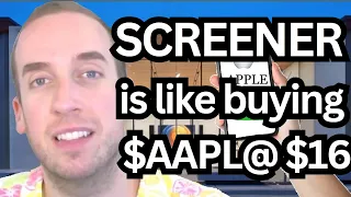 Stock Screener is Like Buying Apple $AAPL at $16