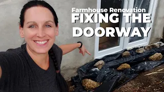Fixing A Badly Done Doorway | Concrete Work | My Central Portugal Farm #83