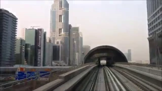 Поезд метро без машиниста. Поездка в Дубайском метро. Часть 1 - День