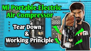 Xioami mi portable Electric air compressor || Working principal & Tear down || xioami Air pump