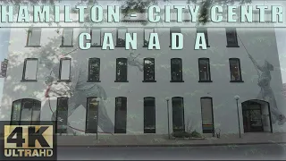 CANADA 4K 60 fps |  Hamilton City  |  Jackson Square | City center #1