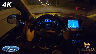 2015 Ford Focus III Wagon (Facelift) Night POV Test Drive in 4K