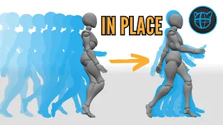 How to create an IN PLACE animation in Cascadeur