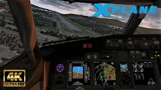 EXTREME Landing in Split, Croatia | LDSP | Ukraine Intl. 737-800 | XP11| Zibo Mod