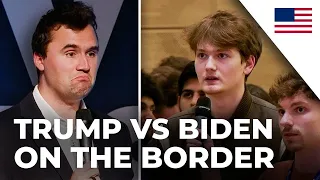 Charlie Kirk Dismantle Student Who Claims Biden Secured the Border