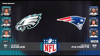 Madden NFL 24 | Philadelphia Eagles vs New England Patriots - Week 1 Simulation - PS5 Gameplay