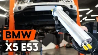 How to change fuel filter BMW X5 (E53) [TUTORIAL AUTODOC]