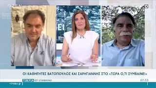 Σαρηγιάννης και Βατόπουλος για μετάλλαξη Δέλτα και χρήση μάσκας | Τώρα ό,τι συμβαίνει | OPEN TV