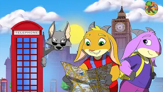 Wolf and Seven Little Goats - London City Adventure | KONDOSAN English Bedtime Stories for Kids