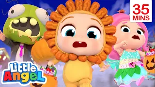 Monsters Everywhere | Halloween Song + More | Little Angel Kids Songs & Nursery Rhymes