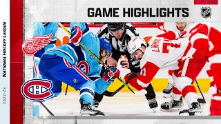 Red Wings @ Canadiens 1/26 | NHL Highlights 2023