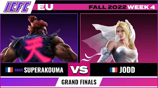 SuperAkouma (Akuma) vs. Jodd (Nina) Grand Finals - ICFC EU Tekken 7 Fall 2022 Week 4