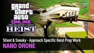 GTA Online The Diamond Casino Heist - Heist Prep: Nano Drone [Silent & Sneaky - Solo]