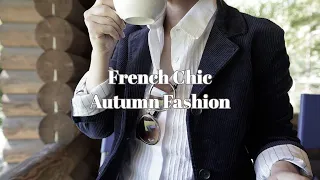 French chic autumn fashion made with your own clothes and UNIQLO