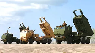 U.S. Marines Execute a Rapid Infiltration with M142 HIMARS Military Vehicle at Okinawa, Japan