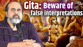 Gita: Beware false interpretations || Acharya Prashant, with NIT-Calicut (2022)