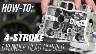 4-Stroke Motorcycle Cylinder Head Rebuild