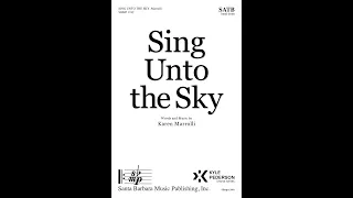 Sing Unto the Sky (SATB, hand drum) by Karen Marrolli - Score & Sound