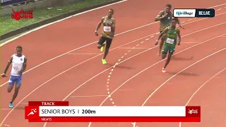 Re:Live Heats | Senior Boys  200m Heat 4 | Day 2