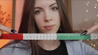 ASMR | Measuring Your Face & Ears 📏 (Writing, Mumbling) For Sleep 😴